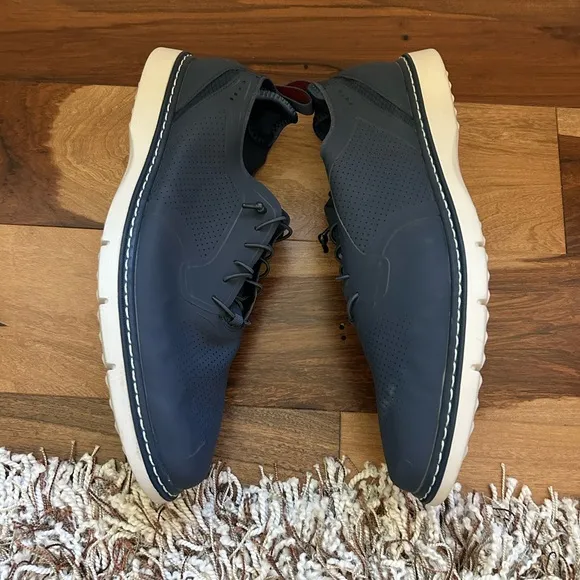 Stacy Adams Navy Blue Lace Up Dress Shoes Size 11
