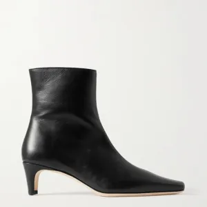 Staud Black Wally Ankle Boots
