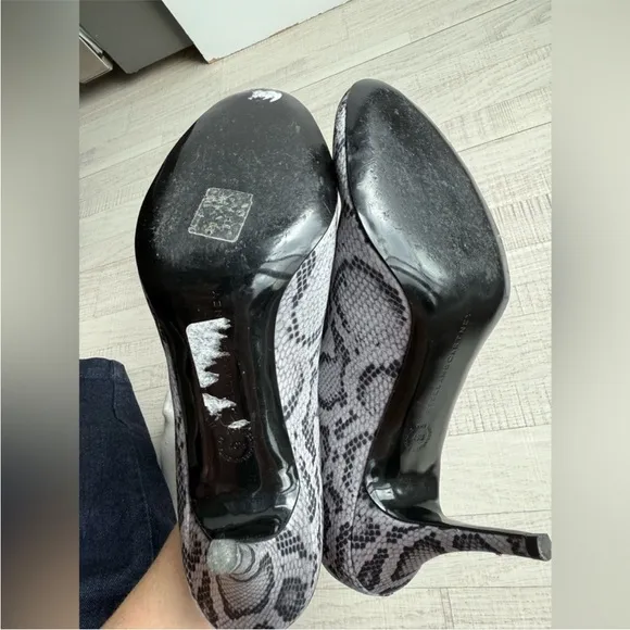 Stella McCartney ankle boots snakeskin pattern EU 40.5