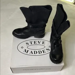 Steve Madden Black Boots