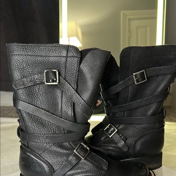 Steve Madden Black Boots