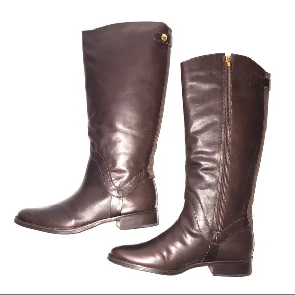STEVE MADDEN LEATHER RIDING BOOTS