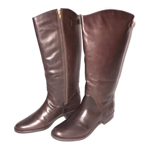 STEVE MADDEN LEATHER RIDING BOOTS