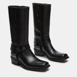 Steve Madden Ruskin Black Leather