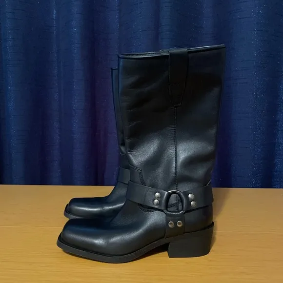 Steve Madden Ruskin Black Leather