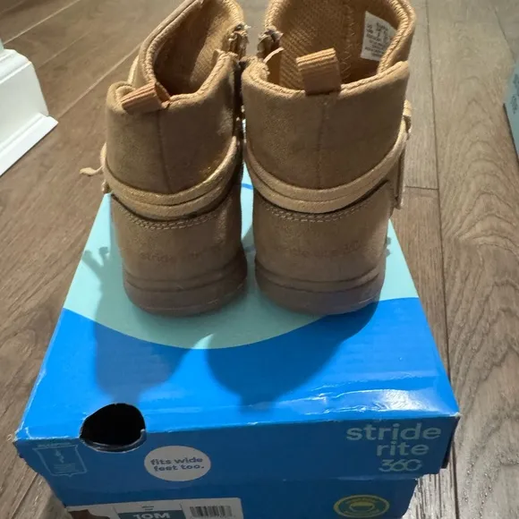 Stride Rite Kids Tan Boots