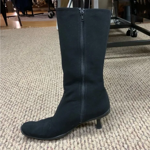Stuart Weitzman Black GoreTex weather guard mid calf boots women’s 6 1/2