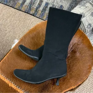 Stuart Weitzman Black GoreTex weather guard mid calf boots women’s 6 1/2