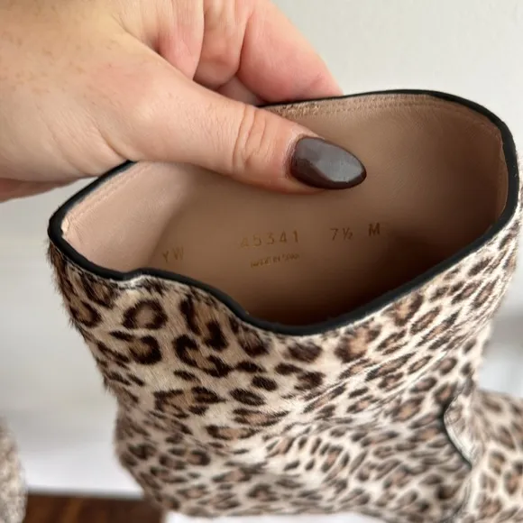 STUART WEITZMAN Ponyhair Ankle Boots 7.5