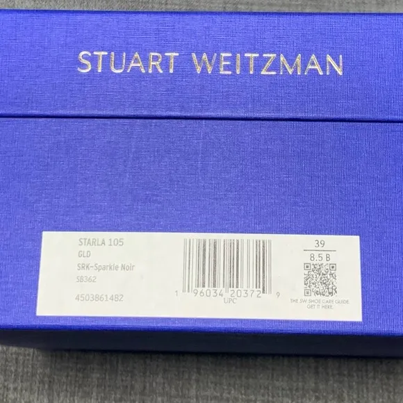 Stuart Weitzman Starla Metallic Sandals Size 8.5