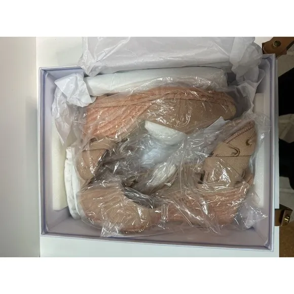 Stuart Weitzman, Woman's Espadrille Wedge Sandals, Size 7.5