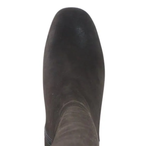 Stylish Women's Extra Wide Calf Dress Boots - Comfortable 2 1/2&quot; Stacked Heel