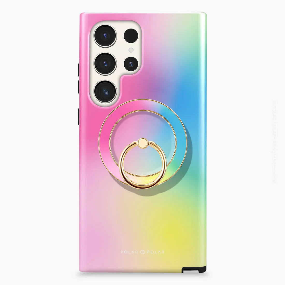 Sweet Dream Holo - Golden MagSafe Phone Grip and Ring Holder Stand