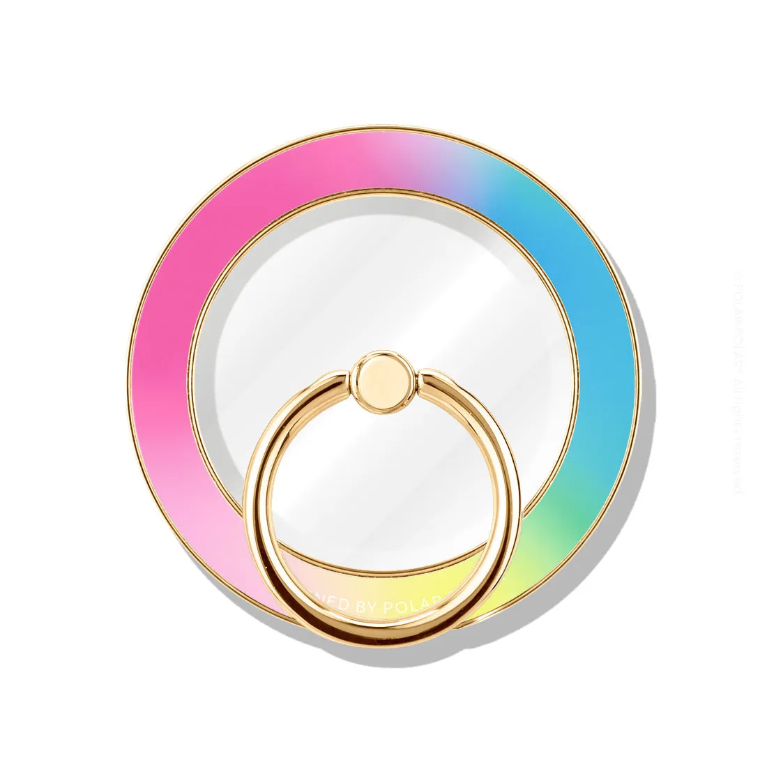 Sweet Dream Holo - Golden MagSafe Phone Grip and Ring Holder Stand