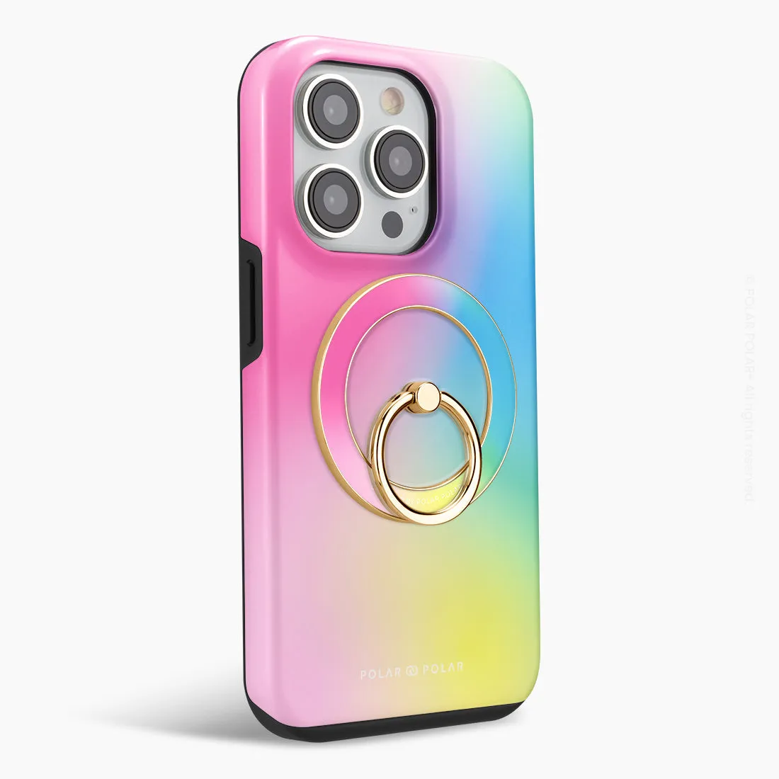 Sweet Dream Holo - Golden MagSafe Phone Grip and Ring Holder Stand