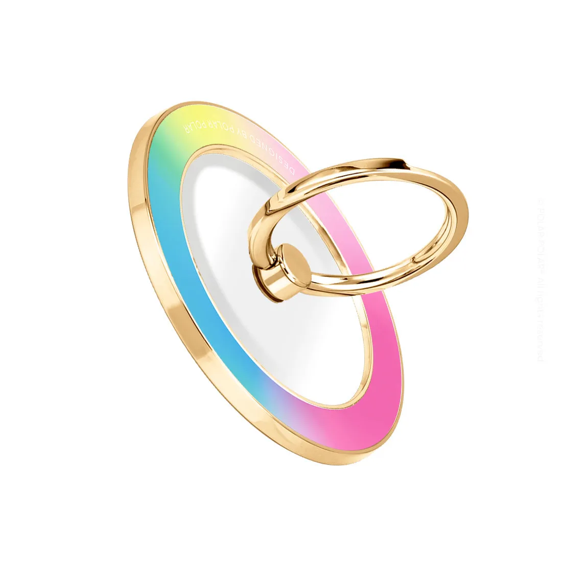 Sweet Dream Holo - Golden MagSafe Phone Grip and Ring Holder Stand