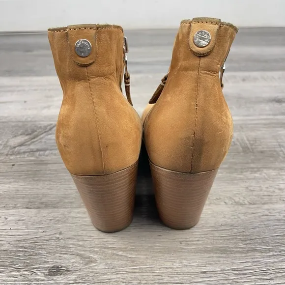 Tan Ankle Boots with Block Heel by rag &amp; bone Size 40/9US