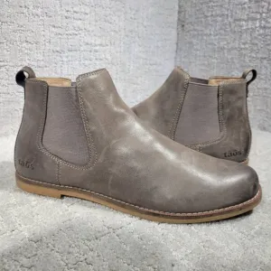 Taos Chelly Women’s Size 10 US Taupe Leather Pull on Ankle Chelsea Boots