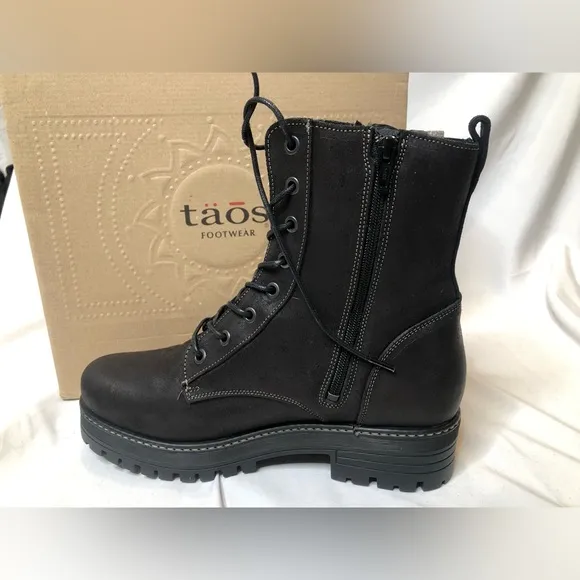 Taos Women’s Groupie Black Fashion Boots - Size 8-8.5 Brand New (See photos)