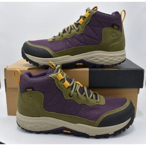 Teva Womens Sz 11 Ridgeview Rapid Proof Purple Mid Waterproof Hiking Boots Shoes
