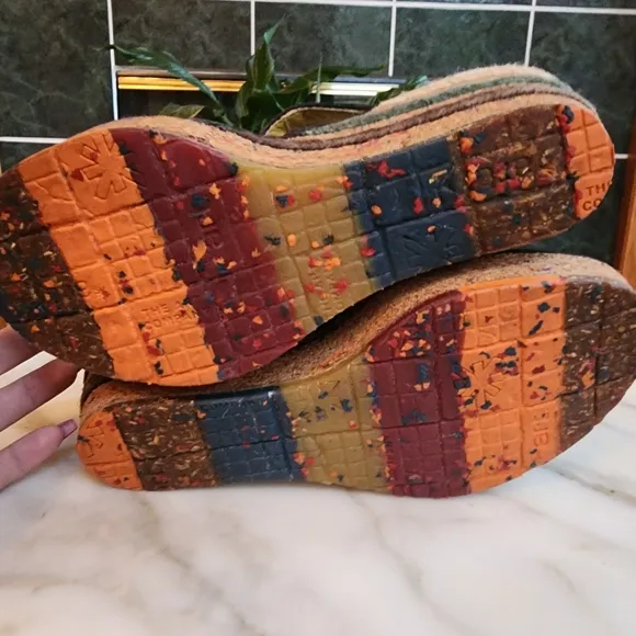 The Art Espadrille Wedge Sandals, Sz 41