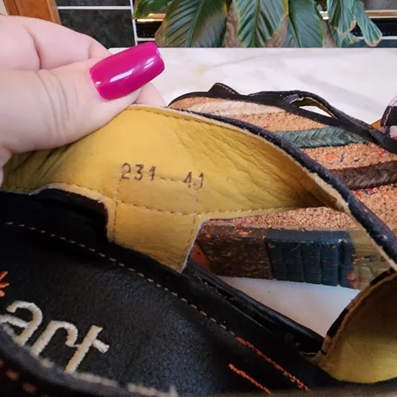 The Art Espadrille Wedge Sandals, Sz 41