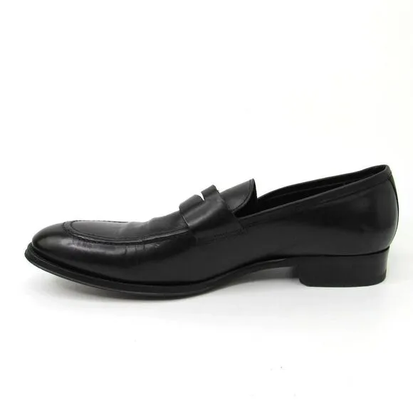 THE BOOT NEW YORK MEN'S LEATHER BLACK DRESS SHOES SZ 10