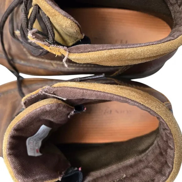 The North Face Bridgeton Chukka Boots Mens 9.5 Brown Leather Ankle Top NF0A2T4B