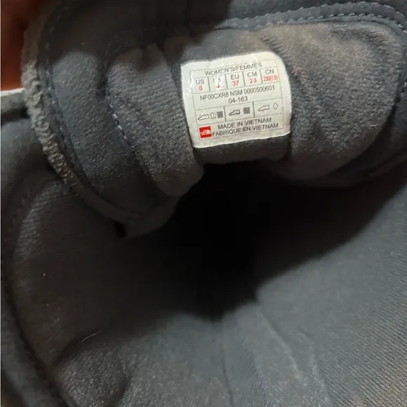 The North Face Gray Winter &amp; Rain Boots with Quilted Upper and Thick Rubber Sole
