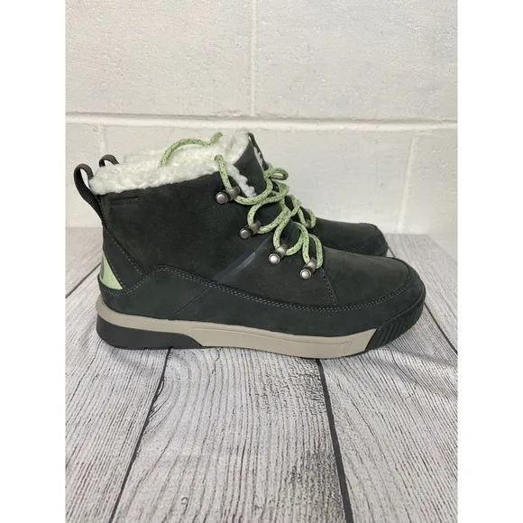 The North Face Sierra Mid Lace WP Boots Waterproof Winter Asphalt Grey 8.5