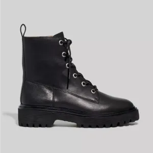 The Rayna Lace-Up Boot in Leather