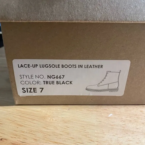 The Rayna Lace-Up Boot in Leather