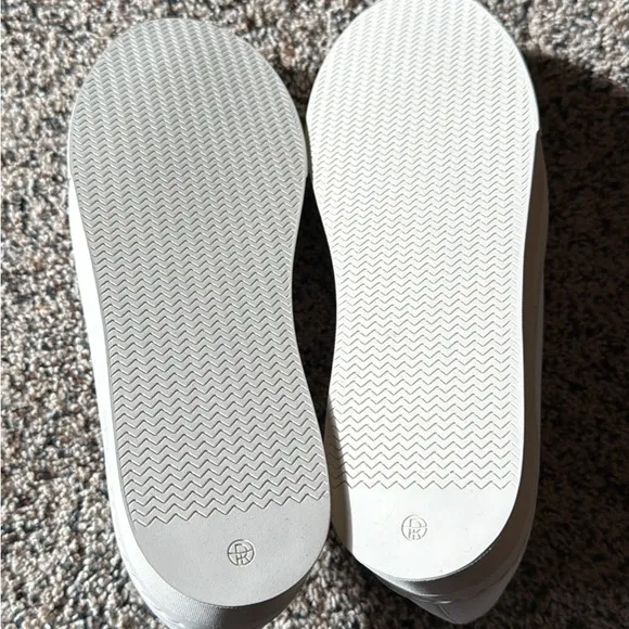 The Row White Dean slip on Canvas sneakers