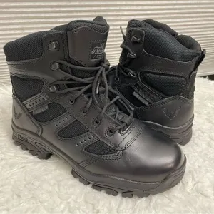THOROGOOD DEUCE Z TRAC 6” WATERPROOF SIDE ZIP ANKLE BOOTS/WORK SHOES 9.5 W/ 7.5M