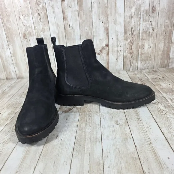 Thursday Boot Co. Chelsea Boots Lug Sole Everyday Black Ankle Boots 7.5