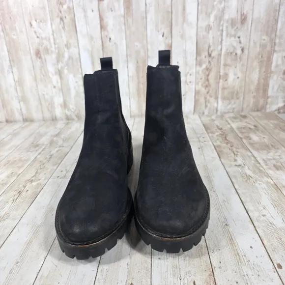 Thursday Boot Co. Chelsea Boots Lug Sole Everyday Black Ankle Boots 7.5