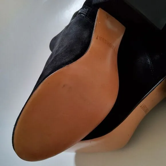 THURSDAY BOOT COMPANY Black Suede Highline Women's Boots 8.5 NWOB