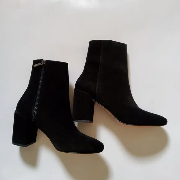 THURSDAY BOOT COMPANY Black Suede Highline Women's Boots 8.5 NWOB