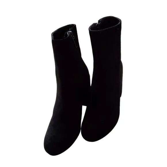 THURSDAY BOOT COMPANY Black Suede Highline Women's Boots 8.5 NWOB