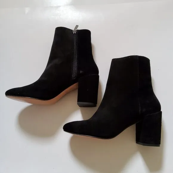 THURSDAY BOOT COMPANY Black Suede Highline Women's Boots 8.5 NWOB