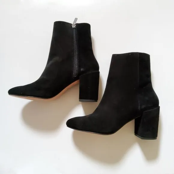 THURSDAY BOOT COMPANY Black Suede Highline Women's Boots 8.5 NWOB