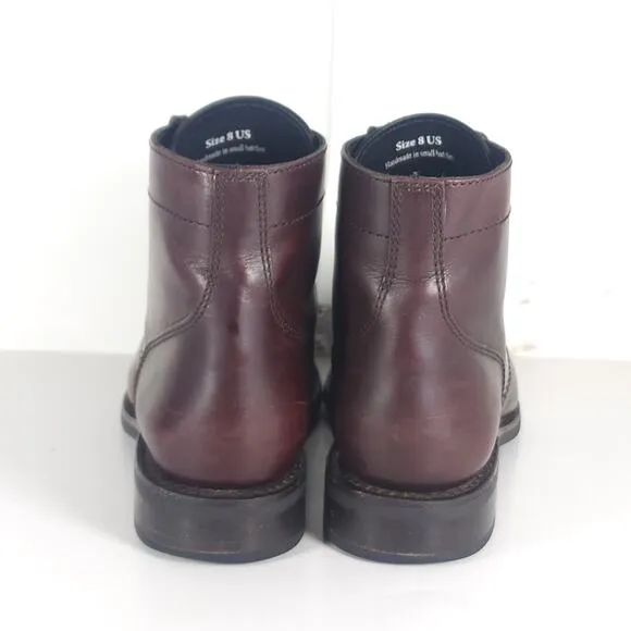 Thursday Boot Company Women's Captain US8 Brown Leather CapToe LaceUp Ankl Boots