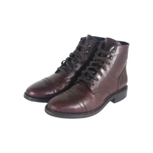 Thursday Boot Company Women's Captain US8 Brown Leather CapToe LaceUp Ankl Boots