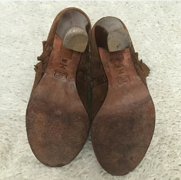 TILA MARCH Suede Ankle Boot Size 8EUC!
