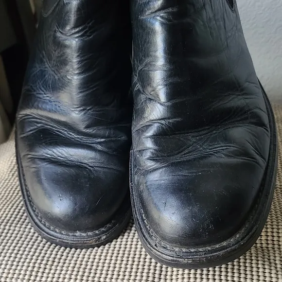 Timberland Black Leather Ankle Boots