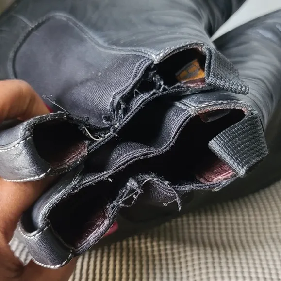 Timberland Black Leather Ankle Boots