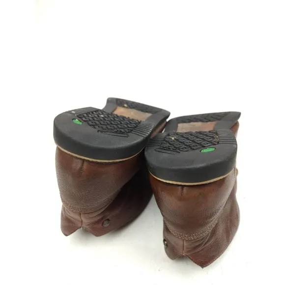 Timberland Brook Park Brown Leather Chukka Ankle Boots Mens US 12 M 9625B