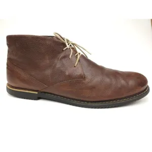 Timberland Brook Park Brown Leather Chukka Ankle Boots Mens US 12 M 9625B