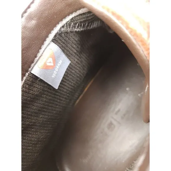 Timberland Brook Park Brown Leather Chukka Ankle Boots Mens US 12 M 9625B