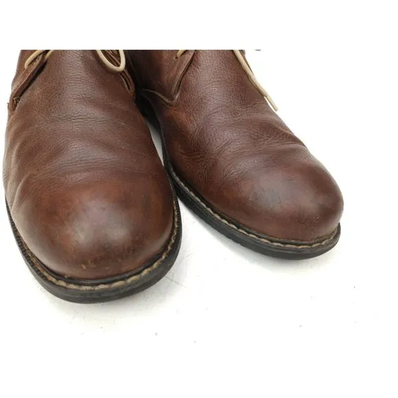 Timberland Brook Park Brown Leather Chukka Ankle Boots Mens US 12 M 9625B